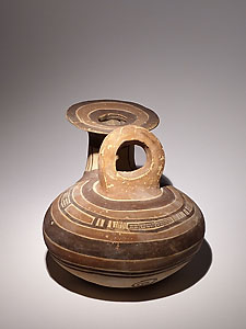 Daunian askos - Painted terracotta