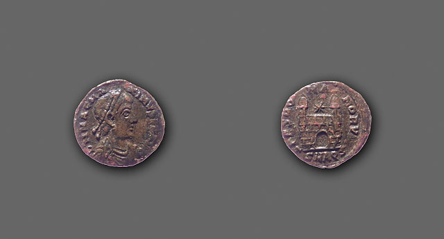 Magnus Maximus - AE nummus - Aquileia