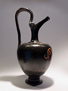 Prochous from the Xenon Group - Black glazed terracotta