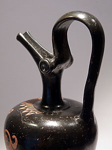 Prochous from the Xenon Group - Black glazed terracotta