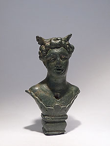 Bust of Mercury - Bronze and silver