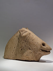 Syrian horse’s head - Terracotta