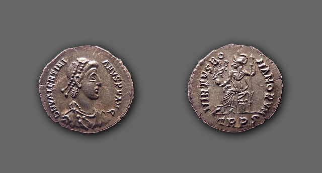 Valentinianus II - AR siliqua - Treveri