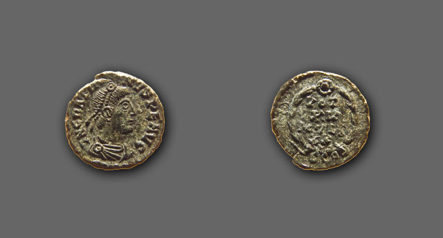 Gratianus - AE nummus, Arelate