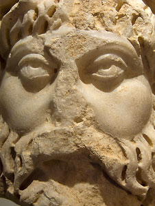 Head of a River God - Marble