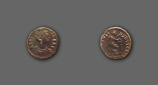Aelia Flaccilla - AE nummus - Constantinople