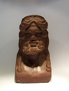 Head of Dionysos or Hermes - Antico rosso