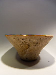 Syrian vase with flared body - Beige calcite