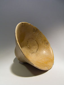 Syrian vase with flared body - Beige calcite