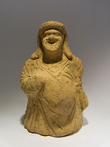 Figure of an actor - Terracotta