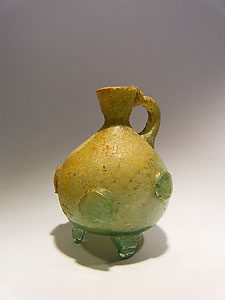 Islamic tripod juglet - Glass