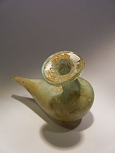 Dropper with bird-shaped body - Glass