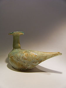 Dropper with bird-shaped body - Glass