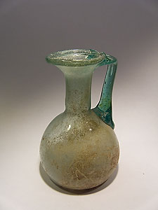 Pitchet - Pale green glass