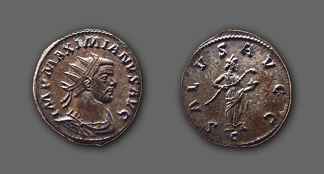 Maximianus Herculius - Bil antoninianus - Lugdunum