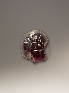 Ring stone - Garnet - Horseman