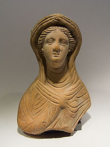 Female bust - Terracotta