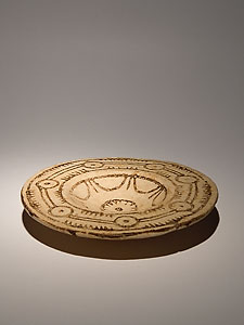 Small dish - Glazed faience