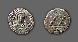 Tibère II Constantin - AE demi-follis - Rome