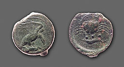 Akragas (Sicile) - AE tetras