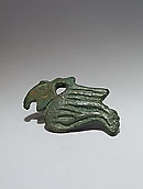 Ornement de harnais scythe en forme d’oiseau - Bronze