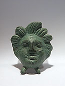 Applique en forme de tête de Faune - Bronze