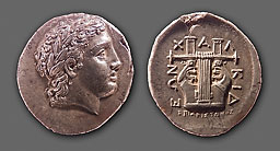 Ligue chalcidienne (Macédoine) - AR tétradrachme, Olynthe