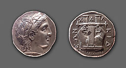 Ligue chalcidienne (Macédoine) - AR tétradrachme, Olynthe