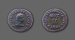 Licinius II césar - AE nummus - Thessalonique