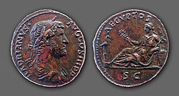 Hadrien - AE as -  Rome