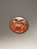 Intaille - Cornaline rouge - Griffon femelle
