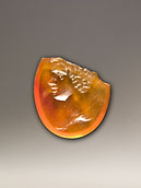 Intaille - Cornaline orange - Buste juvénile