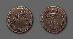 Magnentius - AE nummus - Lyon