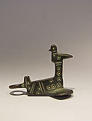 Elément décoratif byzantin en forme d’oiseau - Bronze