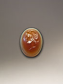 Intaille - Agate rubanée - Tête féminine